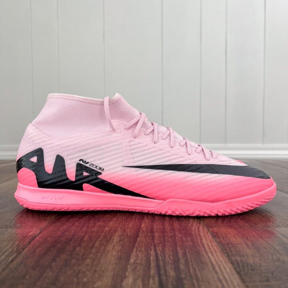 Nike Zoom Superfly 9 Academy IC Soccer Shoe Indoor Mens Size 12 Pink DJ5627-601